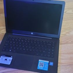 HP laptop with charger