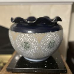 Vintage Lovatt Langley Ware Pottery Antique Jardiniere from England 8”x10”