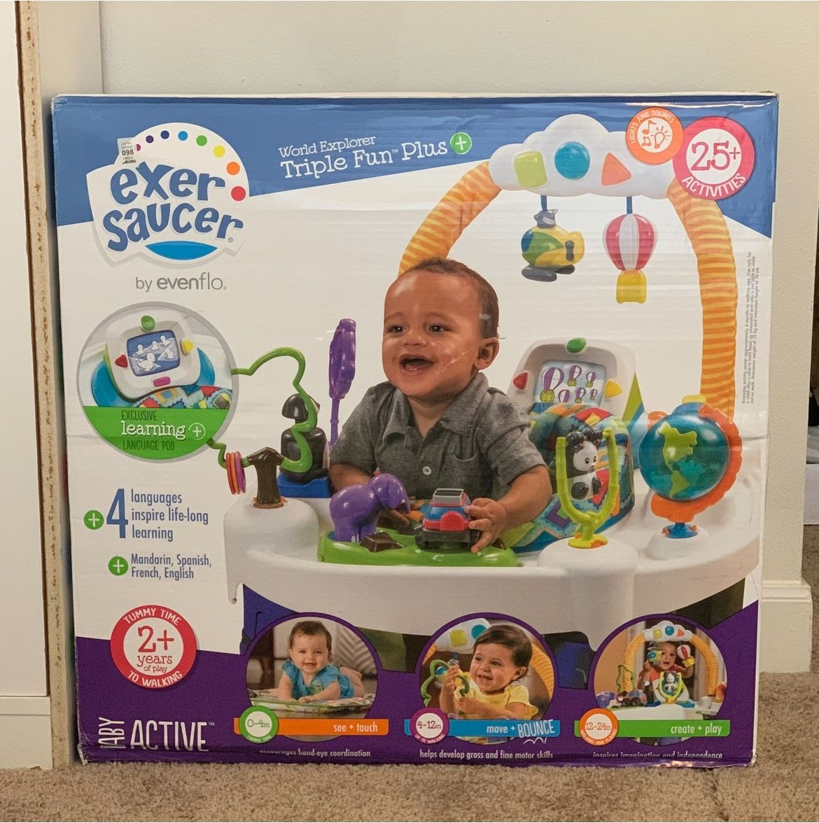 Evenflo Exersaucer World Explorer Triple activity center for Sale in Houston, TX OfferUp
