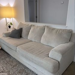 Beige Fabric Sofa