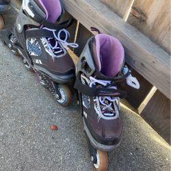 Roller Blades For Girls Size 5-8yr Old 
