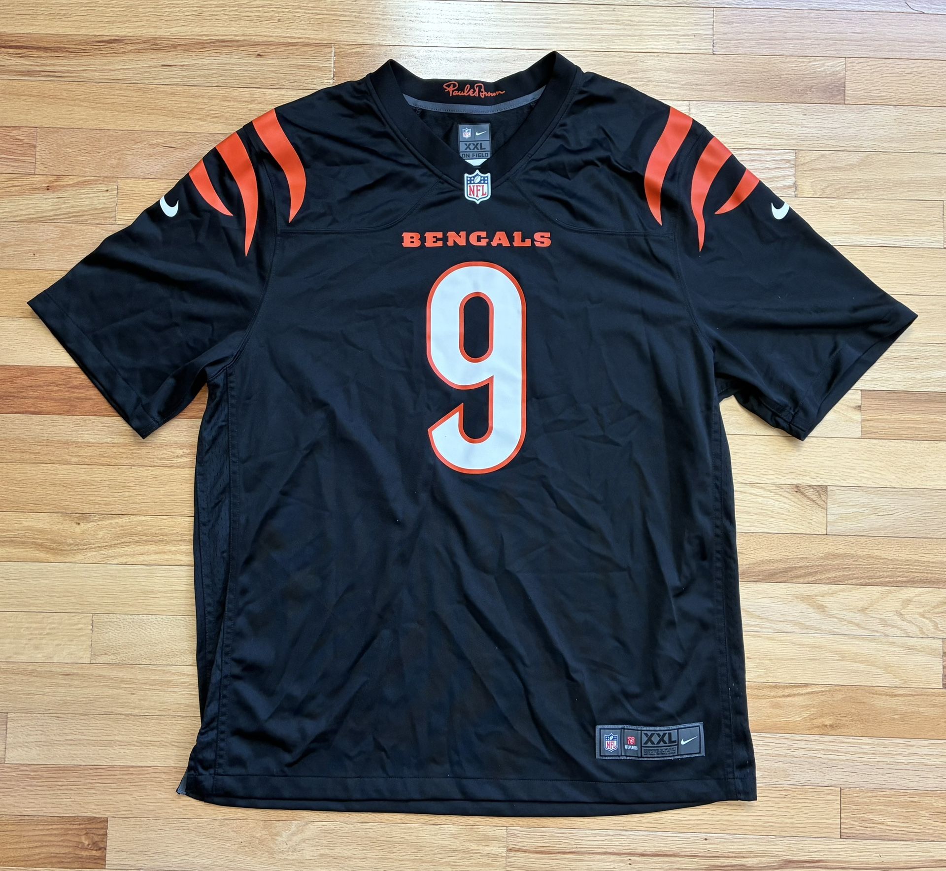 Joe Burrow #9 Cincinnati Bengals Nike Jersey NFL Men's Size XXL