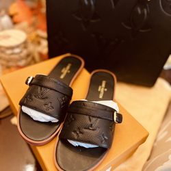 Leather Bag & Sandals Set