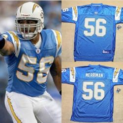 Merriman chargers jersey baby blue powter rare brees Tomlinson Hebert Padres Nike starter Wilson proline