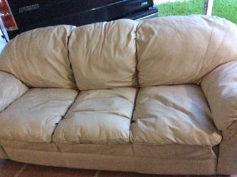 Leather sofa only $80.00