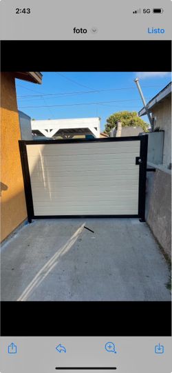 GATE AND FENCE
