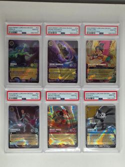 Lorcana d23 promo cards set psa10