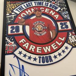 John Cena Hand Signed 11x14 Photo