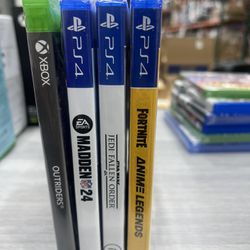 Madden 24, Fortnight Lot 4 PS4 And Xbox Games 