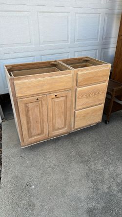 Matching Wood Cabinets