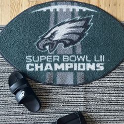 EAGLES - Philly Super Bowl Mat outside/inside, very good condition/good material 19082/19151 $20