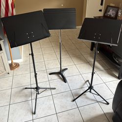 Music Stands $50 For All Three $30 Each IF SEPARATE.
