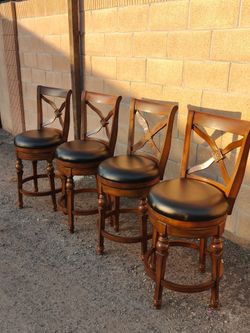 4 counter bar stools chairs barstools 24"