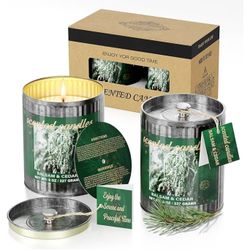 Balsam And Cedar Pine Scented Candle Set