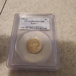 1981 S NICKEL  PCGS PR69DCAM