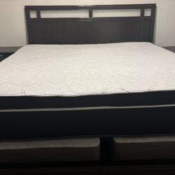 💥 California King Bedroom Set w/ Mattress & Dresser - Must Go ASAP! 💥