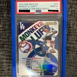 Monkey D Luffy Dodgers Promo Card PSA 10 