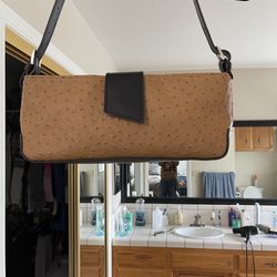 Vintage ostrich purse,