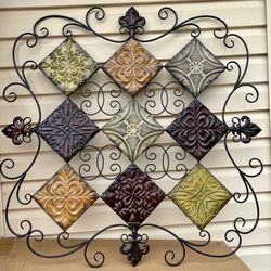Vintage-Style Metal Wall Hangings