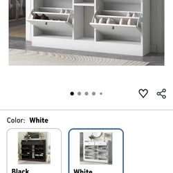 Shoe cabinet storage