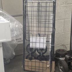 Shopping Laundry Cart In Black