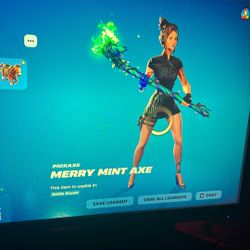 Merry Minty Axe Stacked Account