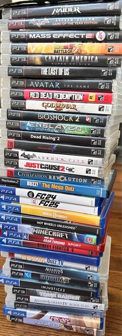 PS4,ps3,ps2 games