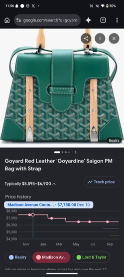 Goyard Saigon PM Bag Green Goyardine