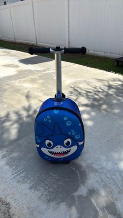 Kids Shark Scooter Luggage Carry-On