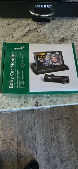 Baby monitor camera for car