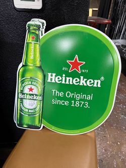 Heineken Metal Bar Signs