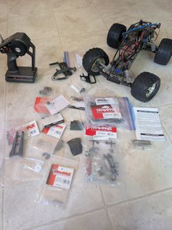 Traxxas Stampede RC Truck Project with Remote & New Spare Parts