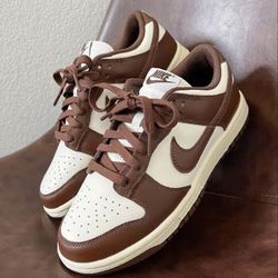 Nike Dunk Low Cacao Wow sizes 7.5w, 9w