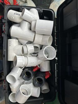 1 1/4 - 2”PVC Fittings And 2” Valves