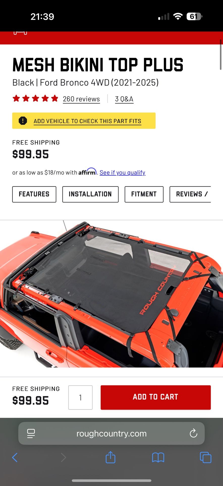 Bikini Top For Bronco