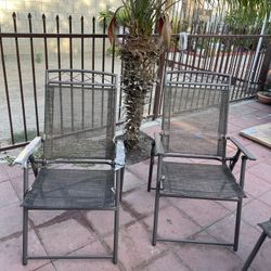 Foldable Patio Chairs Set Of 4