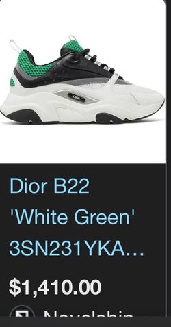 Dior b22 green white
