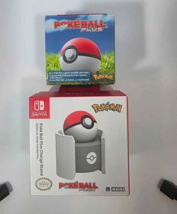 Nintendo Switch Poké Ball Plus & HORI Charging Stand Bundle