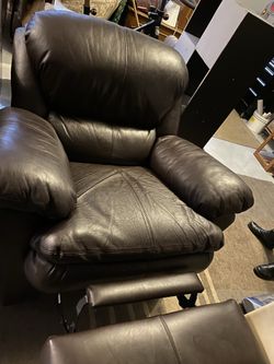 Black Leather Recliner