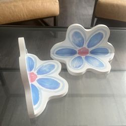 Flower Book Ends