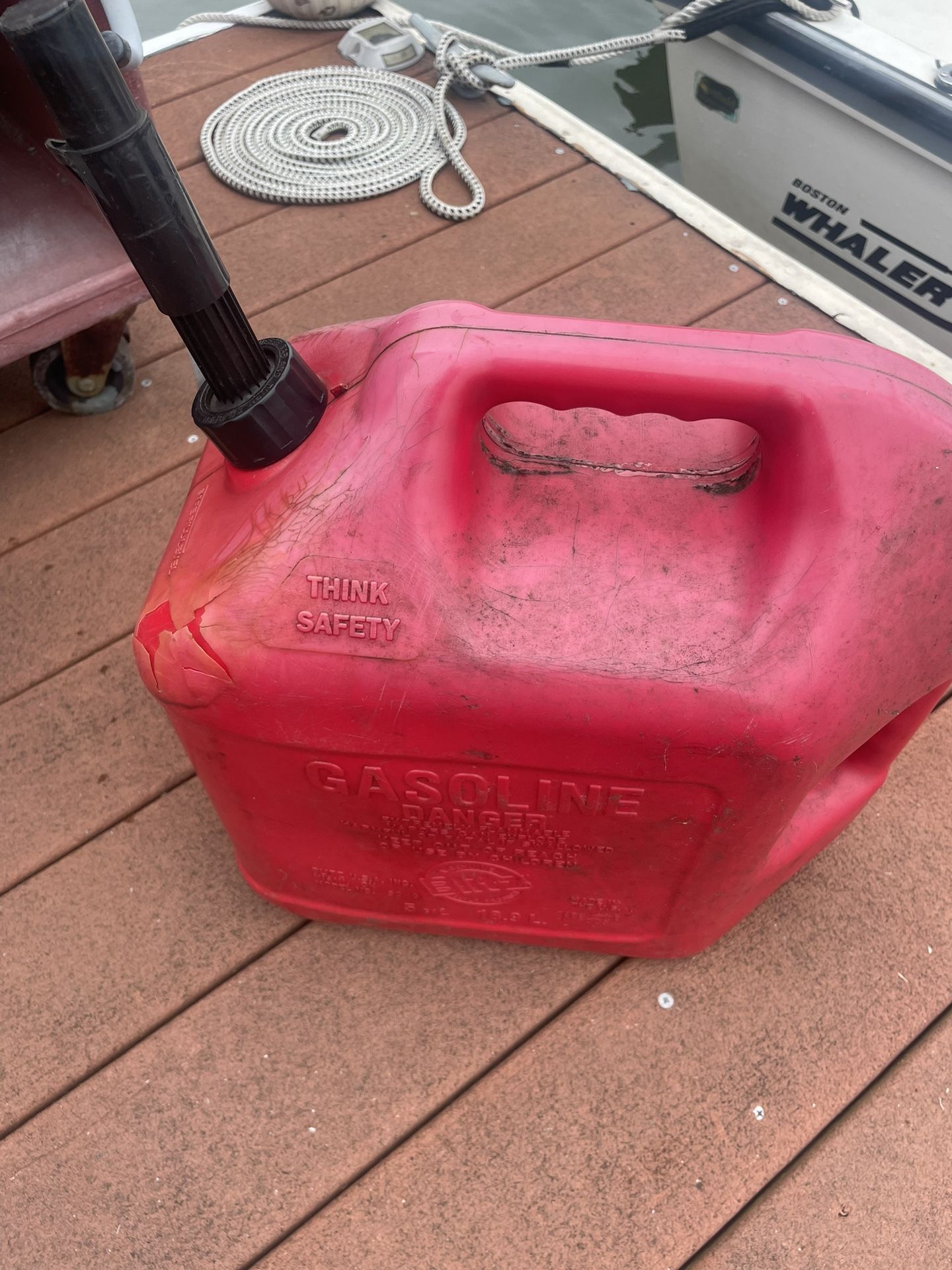 5 gallon gas can great for boat Jetski Atv car truck 