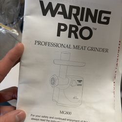 Waring Pro MG800 Meat Grinder 