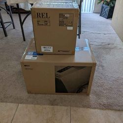 KEF LS 50 II Wireless Speakers And REL Zero MK III Subwoofer 