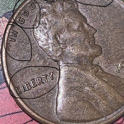 Large Date 1960 D Mint Mark With Doubling Errors