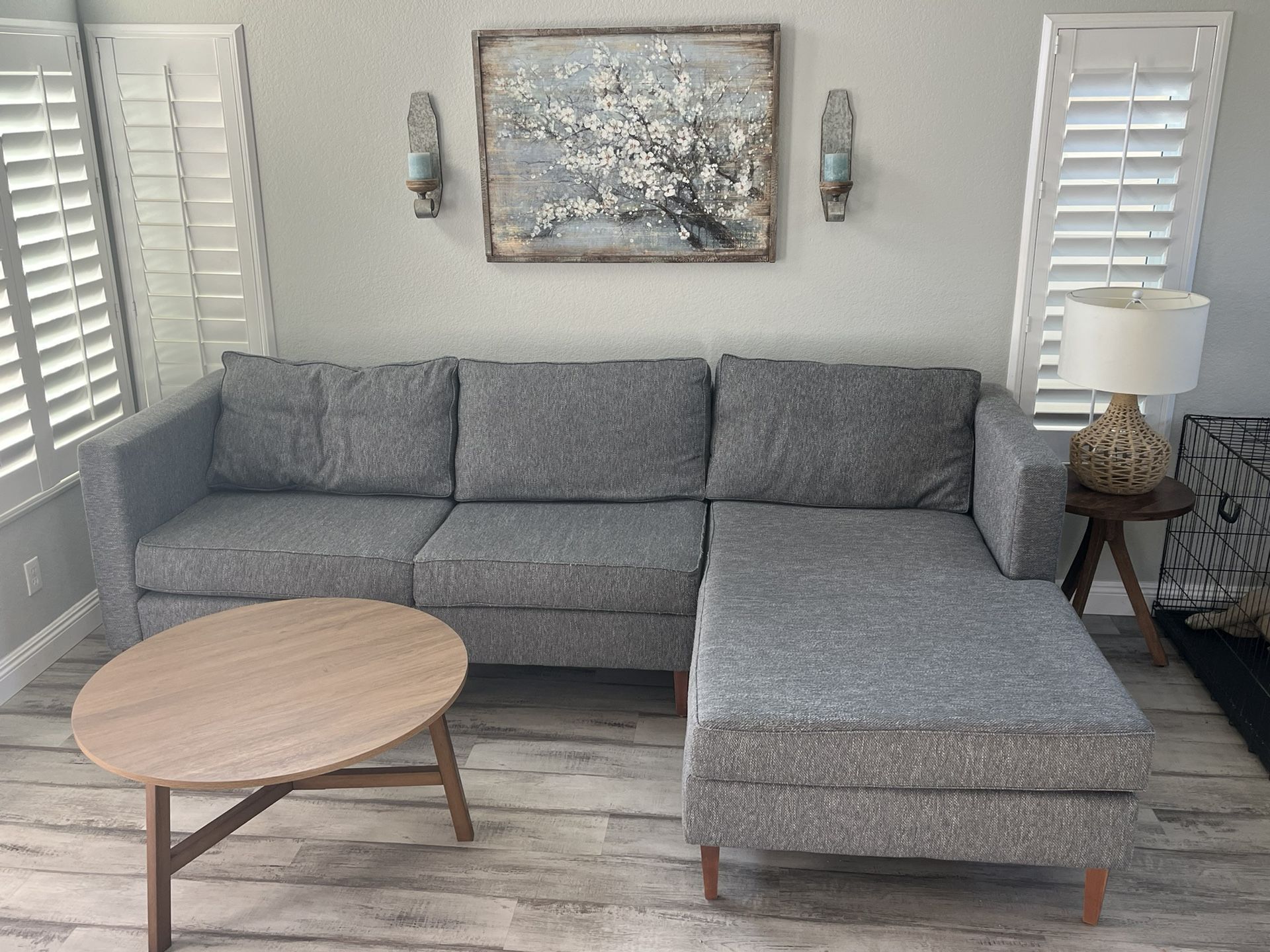 Grey Sectional Couch
