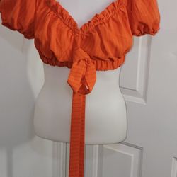 Orange CROP TOP