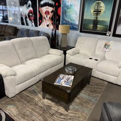 Reclining Sofa Loveseat! Easy Financing 🛋️ 🎉✅
