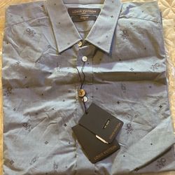 Louis Vuitton button up shirt Men Size L 