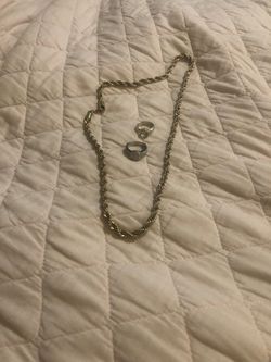 Silver 925 and stainless steel chain