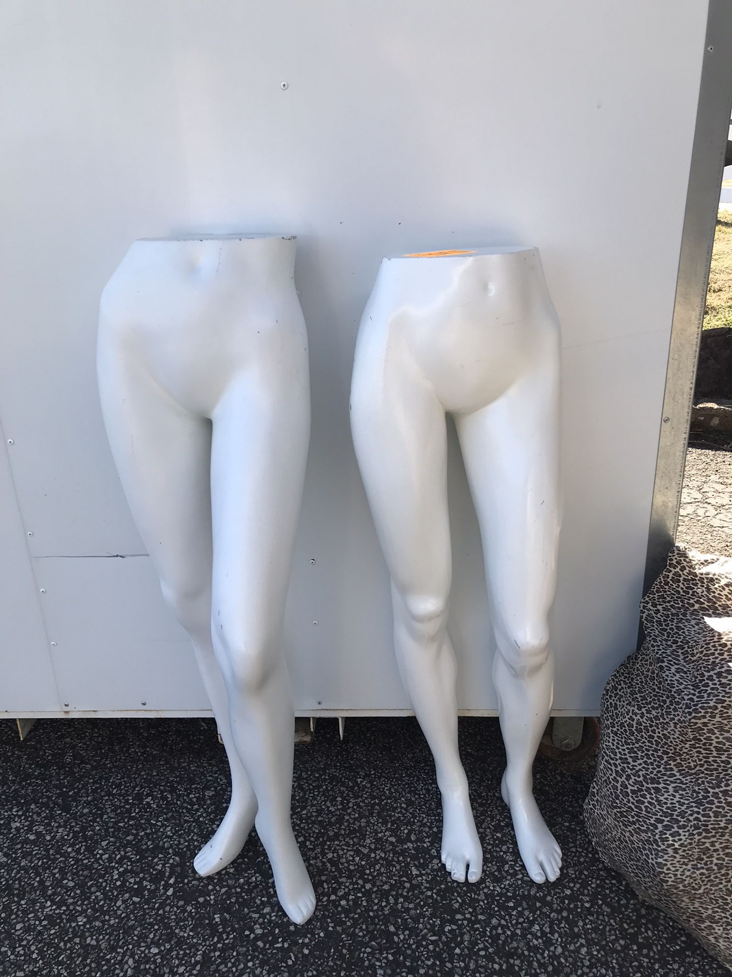 2 Half Body Form Mannequins 